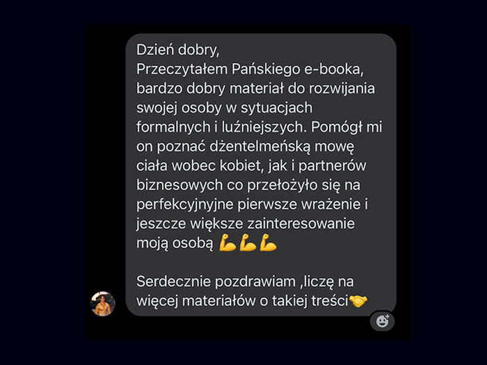 Opinia o e-booku Męska mowa ciała