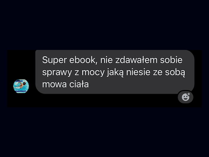 Opinia o e-booku Męska mowa ciała