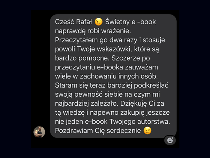 Opinia o e-booku Męska mowa ciała
