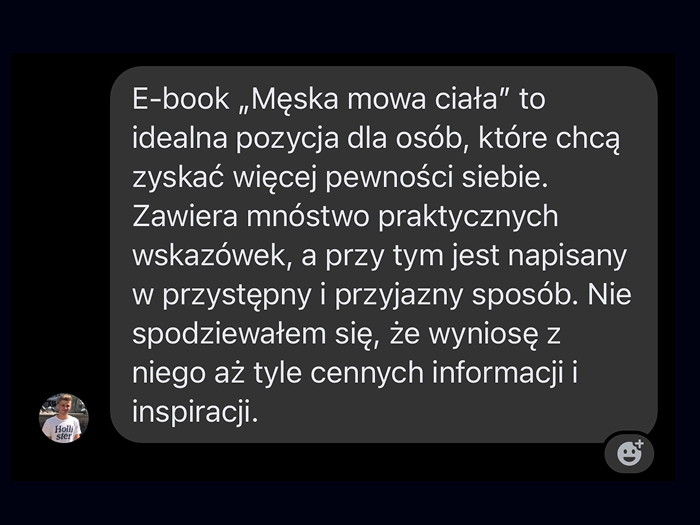 Opinia o e-booku Męska mowa ciała
