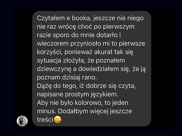 Opinia o e-booku Męska mowa ciała
